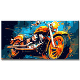 Motorcycle Harley Painting by Numbers